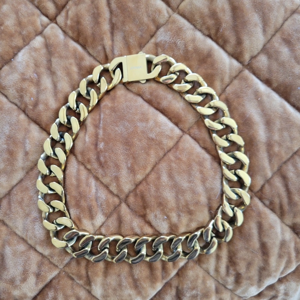Vitaly Gold Cuban Link Chain Necklace